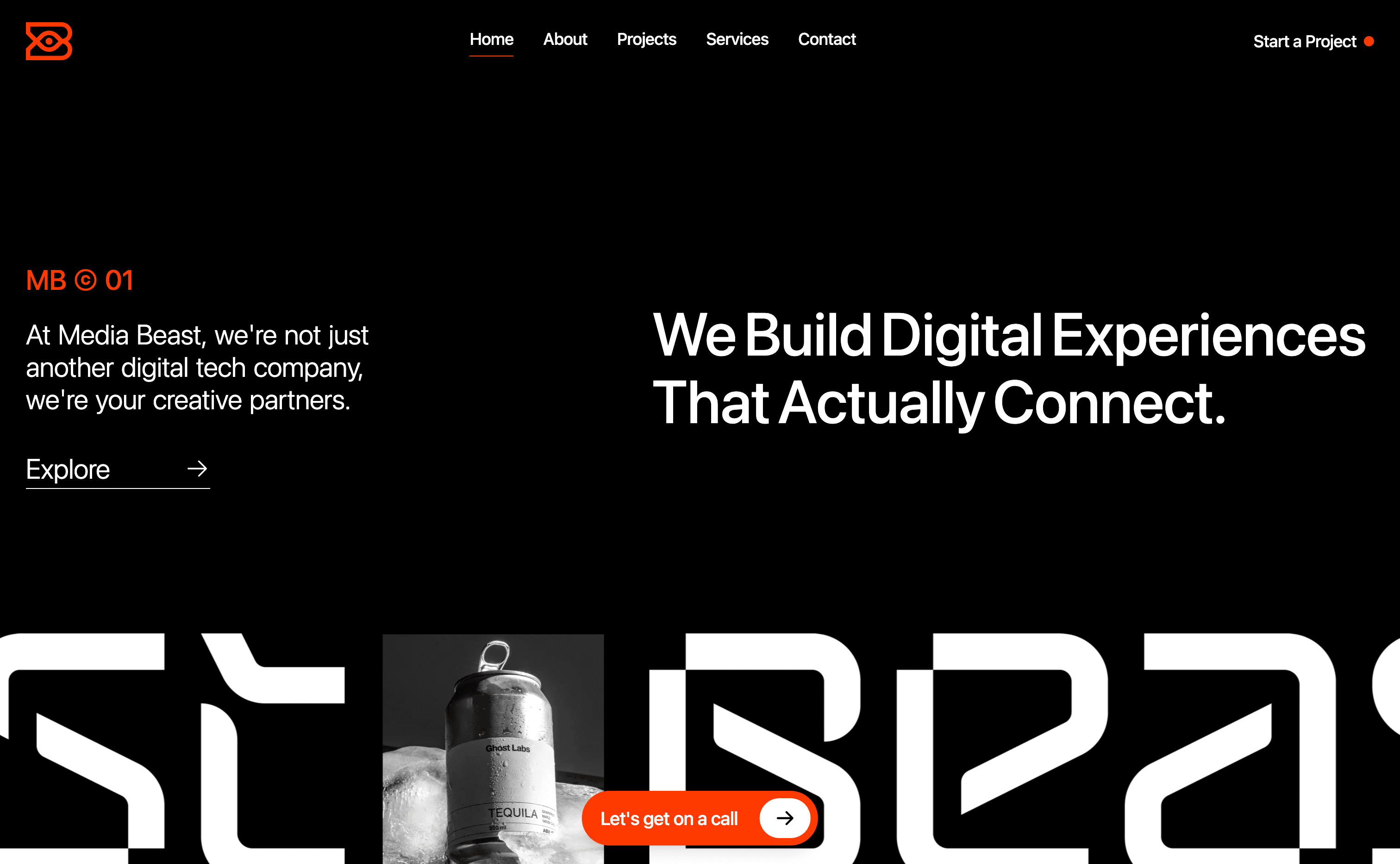 Media Beast — Agency website